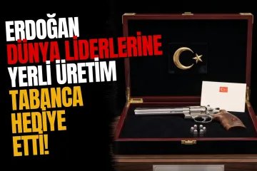Cumhurbaşkanı Erdoğan Liderlere Türk Yapımı Tabanca Hediye Etti
