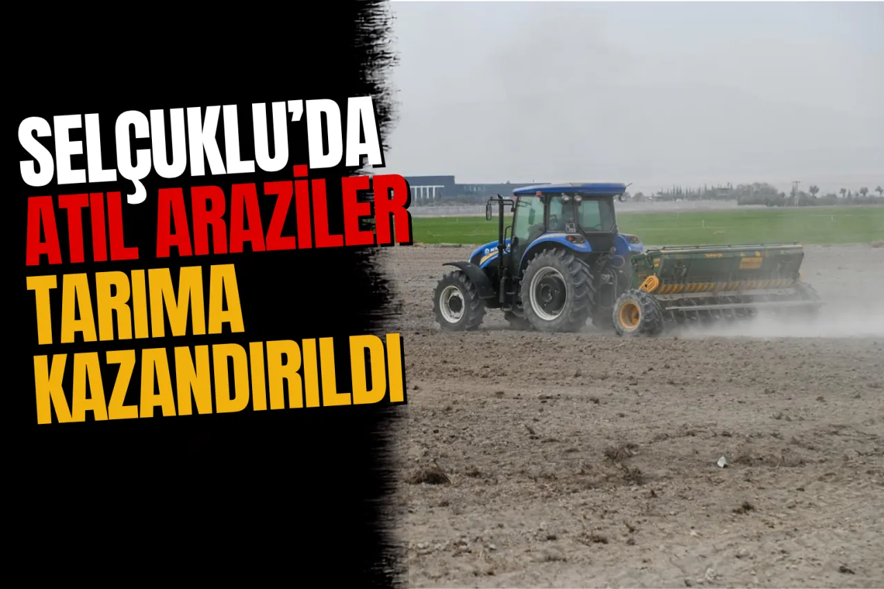 "Ekilebilir Hiçbir Arazi Boş Kalmasın!" Selçuklu'da Atıl Topraklar Hayat Buldu, İlk Hasat Yapıldı