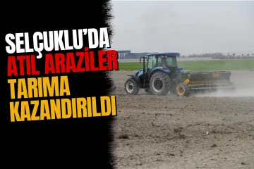 "Ekilebilir Hiçbir Arazi Boş Kalmasın!" Selçuklu'da Atıl Topraklar Hayat Buldu, İlk Hasat Yapıldı