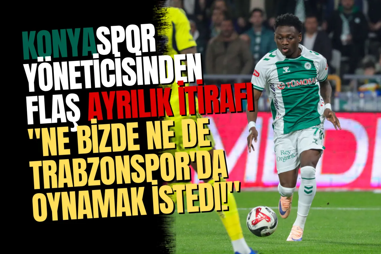 Konyaspor Futbol Şube Sorumlusu Yusuf Küçükbakırcı, Kazeem Olaigbe'nin Ayrılık Nedenini Açıklad