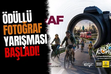 Konya Büyükşehir Belediyesi Avrupa Bisiklet Başkenti Ödüllü Fotoğraf Yarışması Başladı