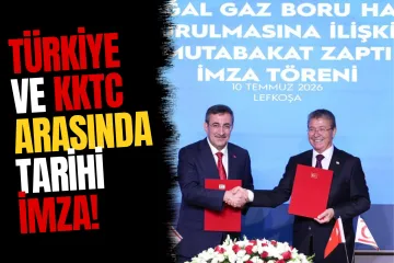 Türkiye ve KKTC Arasında Doğal Gaz Mutabakat Zaptı İmzalandı
