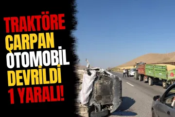 Karaman'da Korkunç Kaza! Konyalı Genç Sürücü Traktöre Çarpıp Takla Attı...