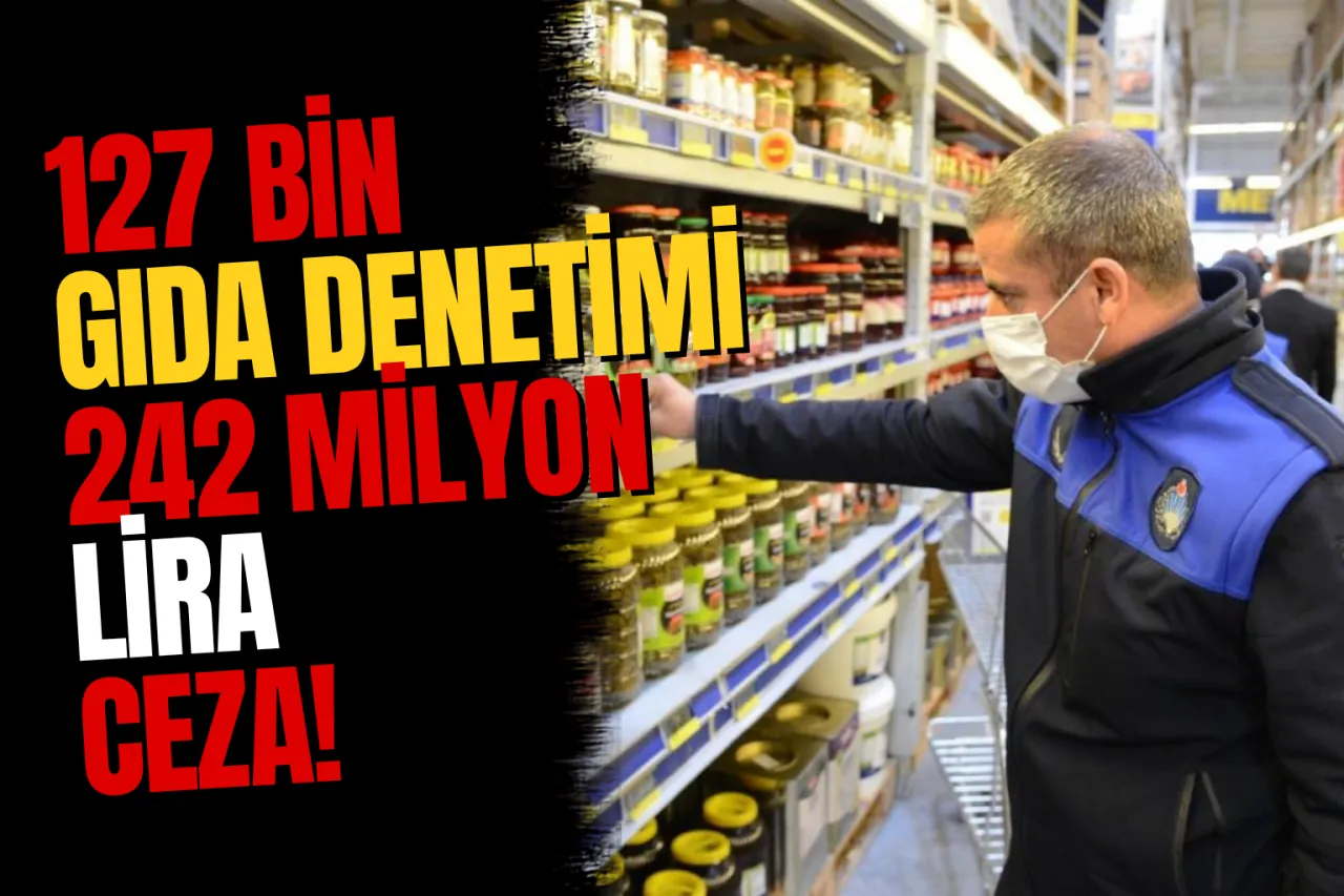 Haziranda 127 Bin Gıda Denetimi: 242,8 Milyon Lira Ceza Kesildi
