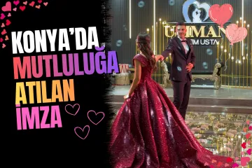Konya'da Mutluluğa Atılan İmza! Yonca ve Semih Çiftinin En Mutlu Günü...