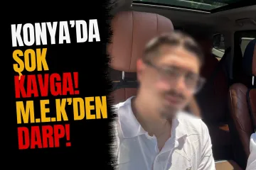 Konya Gece Yarısı Bu Kavgayla Çalkalandı! Hatalı Duruş, Ailevi Küfür ve Tekme Tokat Darp...