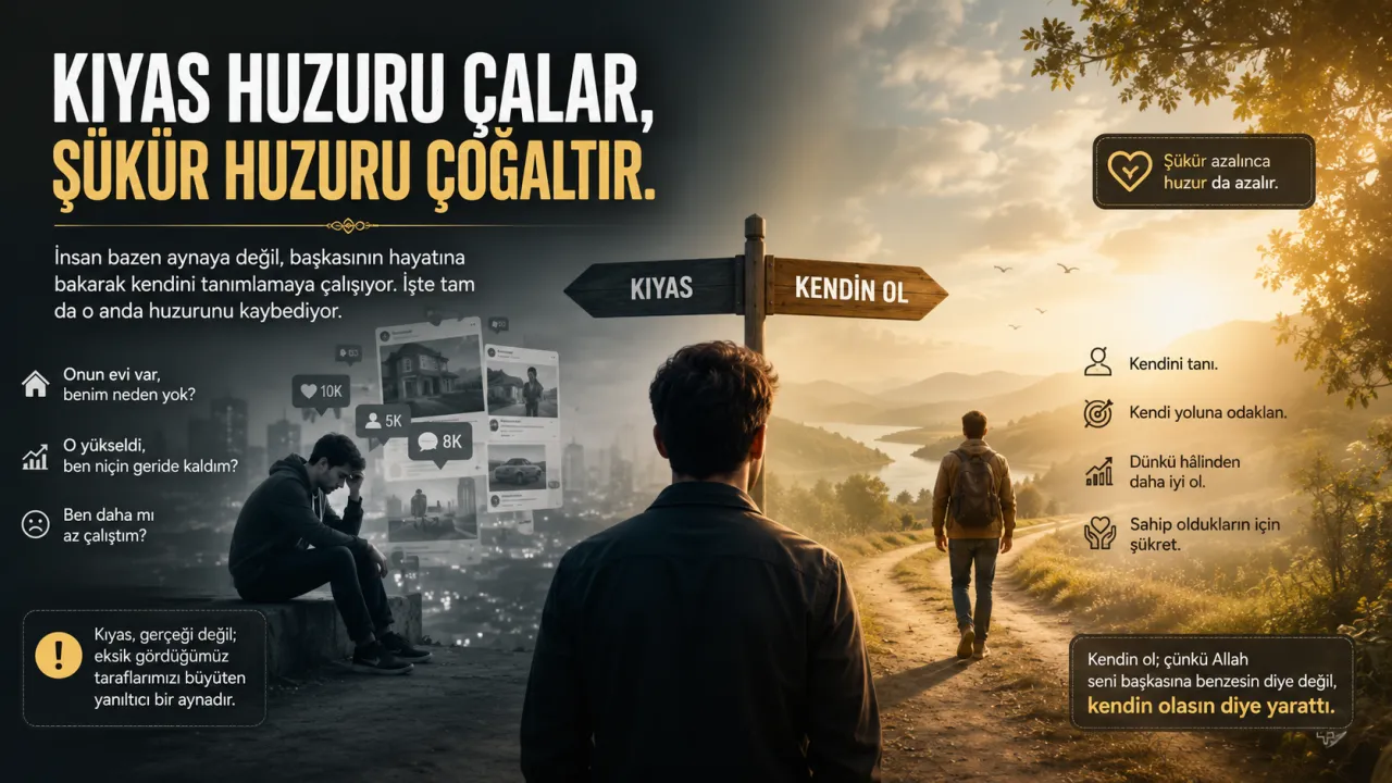 MUTLULUĞUN EN BÜYÜK DÜŞMANI: KIYAS