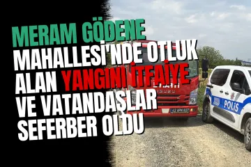 Meram'da Alevler Evlerin Kapısına Dayandı! Yüreklerin Ağza geldiği O Anlar Dronla Kaydedildi