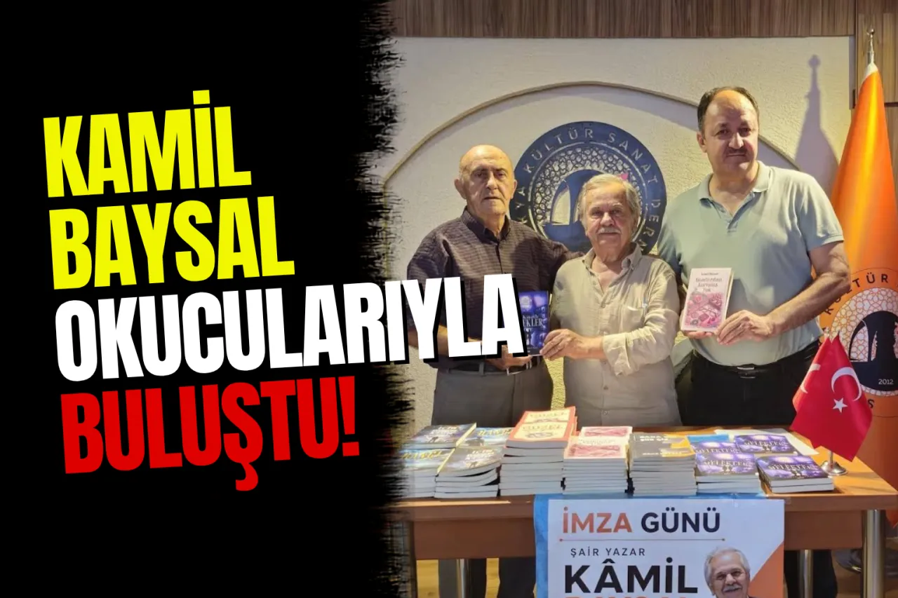 Yazar Kamil Baysal, "Tek Kanatlı Melekler" Kitabının İmza Gününde Okurlarıyla Buluştu