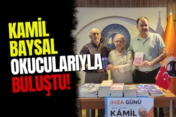 Yazar Kamil Baysal, "Tek Kanatlı Melekler" Kitabının İmza Gününde Okurlarıyla Buluştu