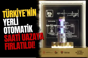 Türkiye’nin Yerli Rubidyum Atomik Saati RAFS Uzaya Fırlatıldı