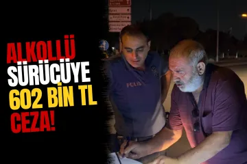 Polisten Kaçan Alkollü Sürücüye 602 Bin TL Ceza
