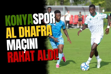 Konyaspor'dan Al Dhafra Karşısında Moralli Galibiyet