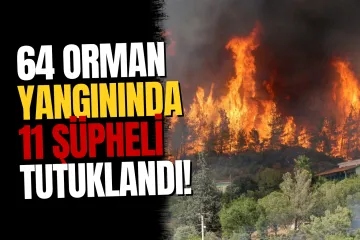 Adalet Bakanı Gürlek açıkladı: 64 orman yangınında 11 tutuklama