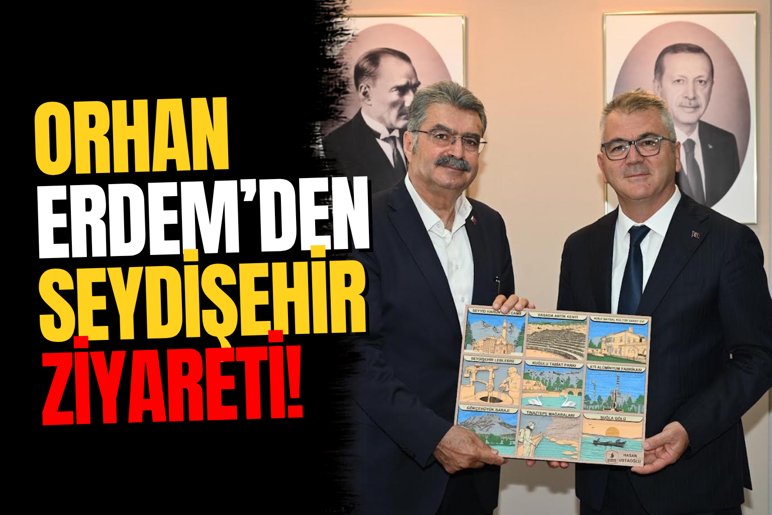 AK Parti Konya Milletvekili Orhan Erdem’den Seydişehir Belediye Başkanı Hasan Ustaoğlu’na Ziyaret