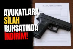 Akın Gürlek Duyurdu: Avukatlara Silah Ruhsatı Ücretinde %50 İndirim