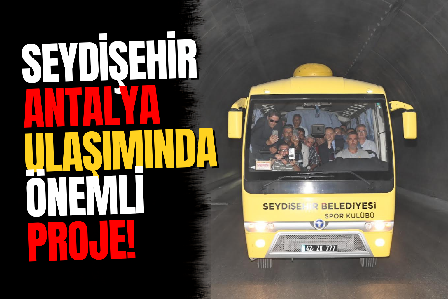 Alacabel Tüneli'nde sona gelindi: Başkan Ustaoğlu bu kışı işaret etti