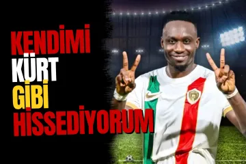 Amedsporlu Mbaye Diagne: Kendimi Kürt gibi hissetmeye başladım