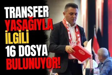 Antalyaspor Başkanı Mustafa Ergün: "Transfer Yasağıyla İlgili 16 Dosya Bulunuyor"