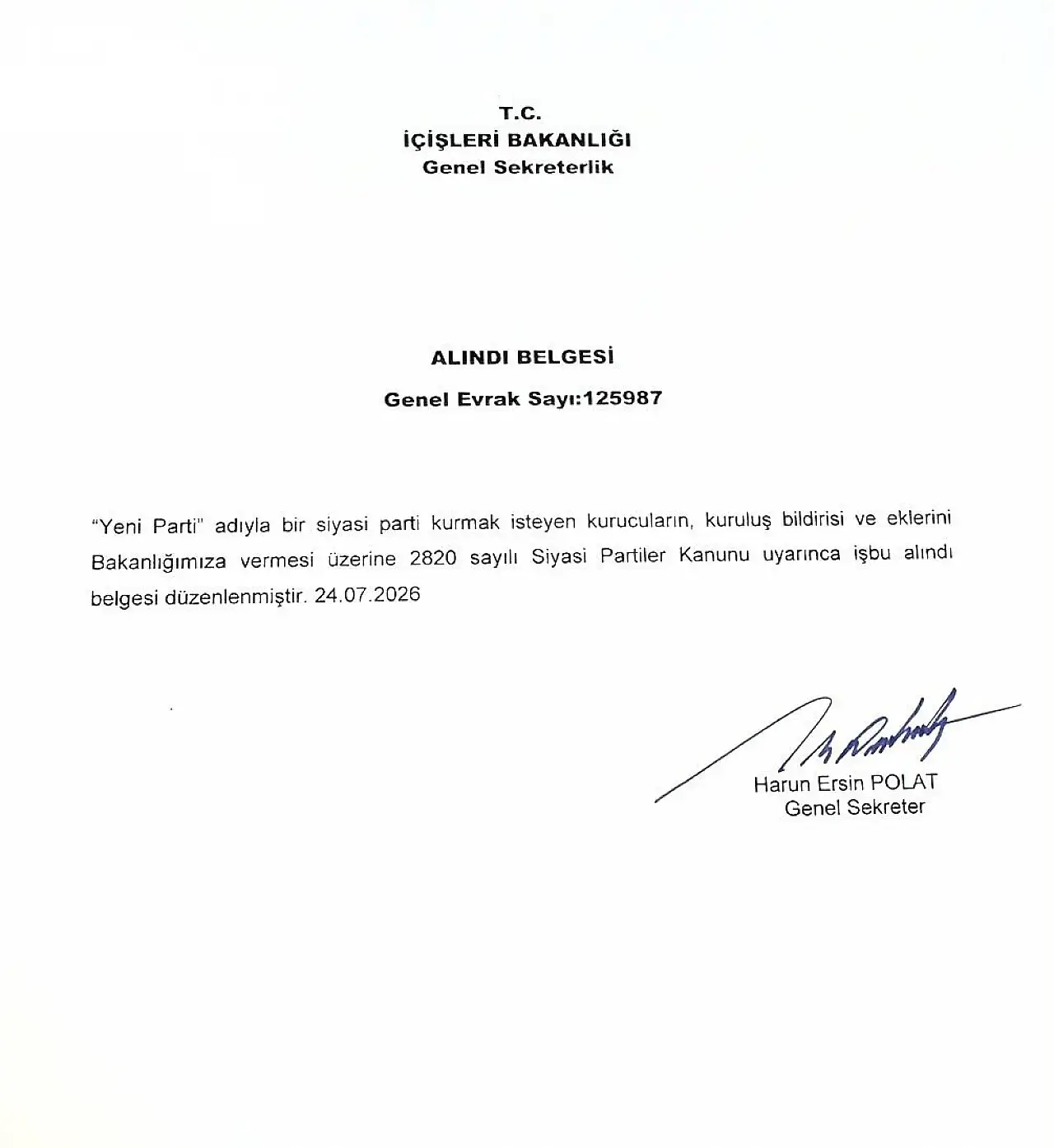 Özgür Özel ve 90 Milletvekili CHP'den İstifa Ederek YENİ Parti'yi Kurdu haber fotoğrafı