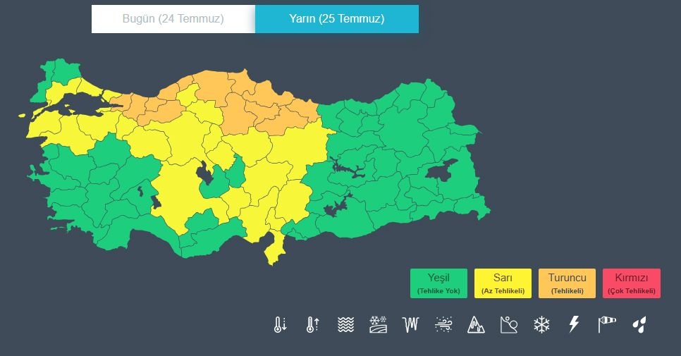 Konya'nın 18 ilçesine uyarı! 24 saat sürecek haber fotoğrafı
