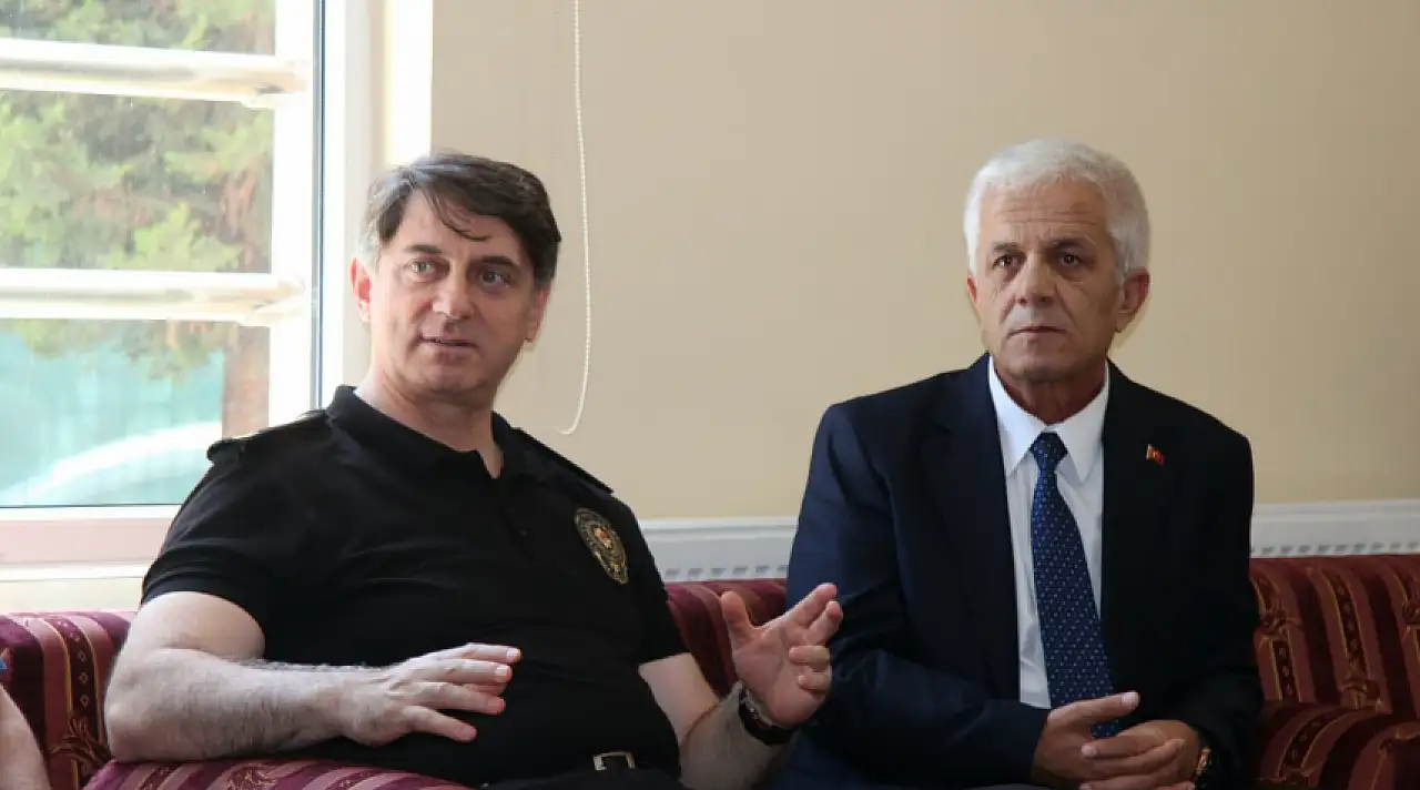 Konya Emniyet Müdürü Necmettin Koç polis emeklileri derneğini ziyaret etti haber fotoğrafı