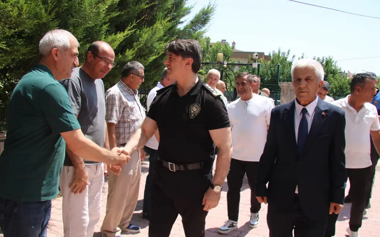 Konya Emniyet Müdürü Necmettin Koç polis emeklileri derneğini ziyaret etti haber fotoğrafı