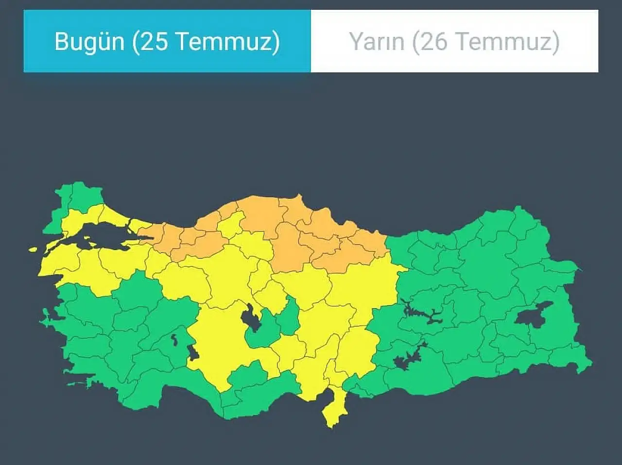 35 ilde sarı ve turuncu alarm! Konya için de tedbirler artırıldı haber fotoğrafı