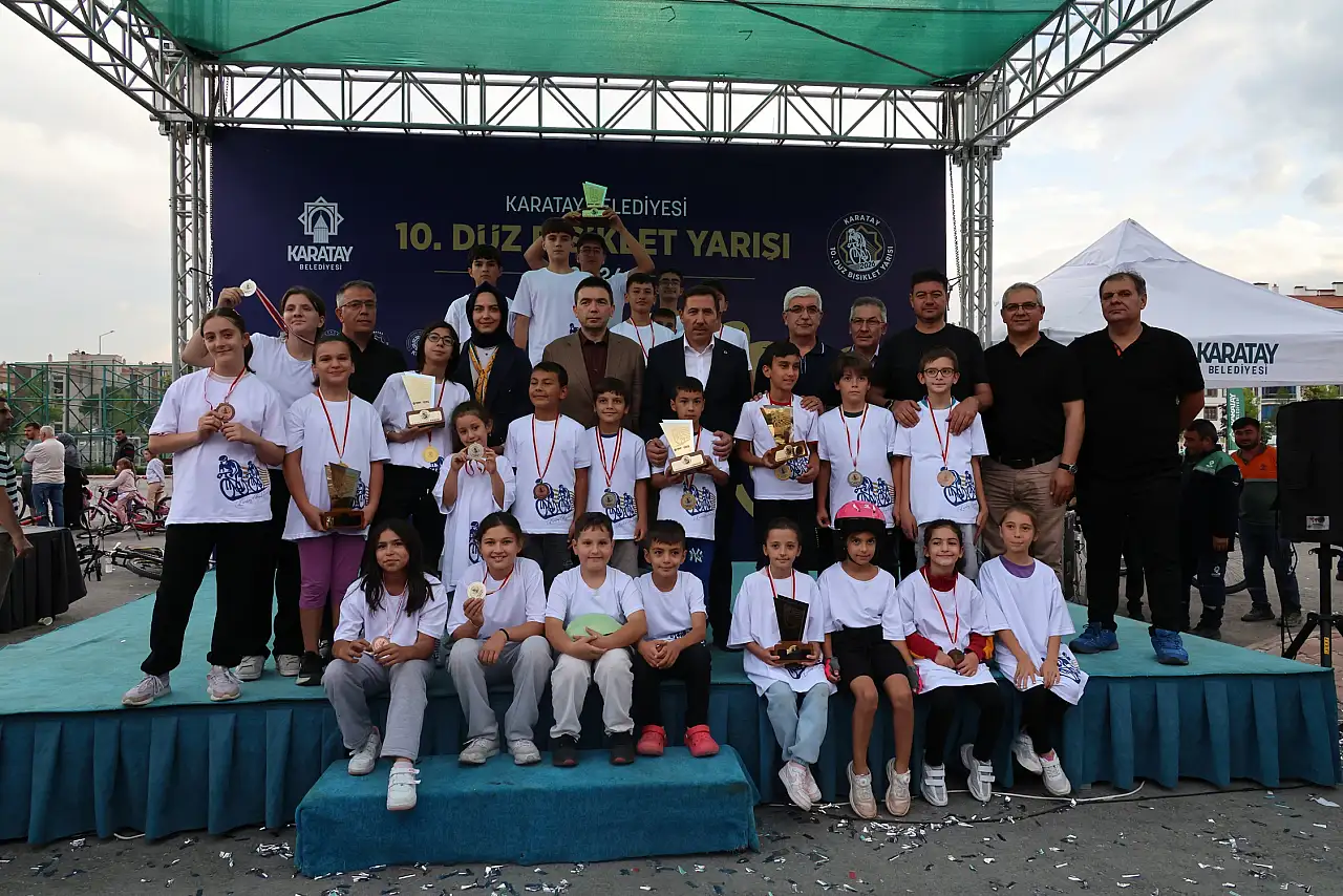 Konya Karatay'da Düzenlenen 10. Düz Bisiklet Yarışı'nda Kazananlar Belli Oldu haber fotoğrafı