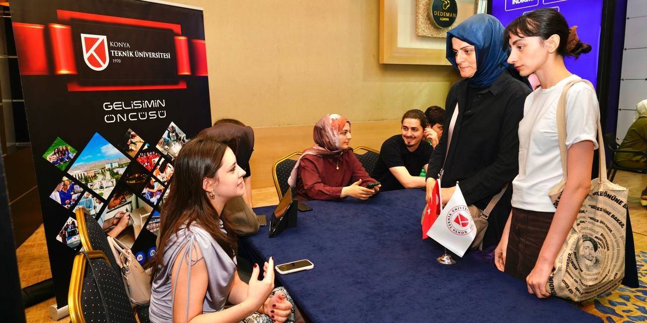 Konya Teknik Üniversitesi Tercih Fuarında Aday Öğrencilerle Bir Araya Geldi haber fotoğrafı