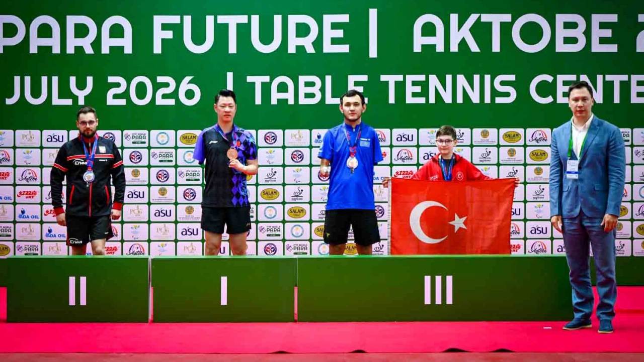 Karatay Belediyesporlu Tahir Efe Şahin Kazakistan'da bronz madalya kazandı haber fotoğrafı