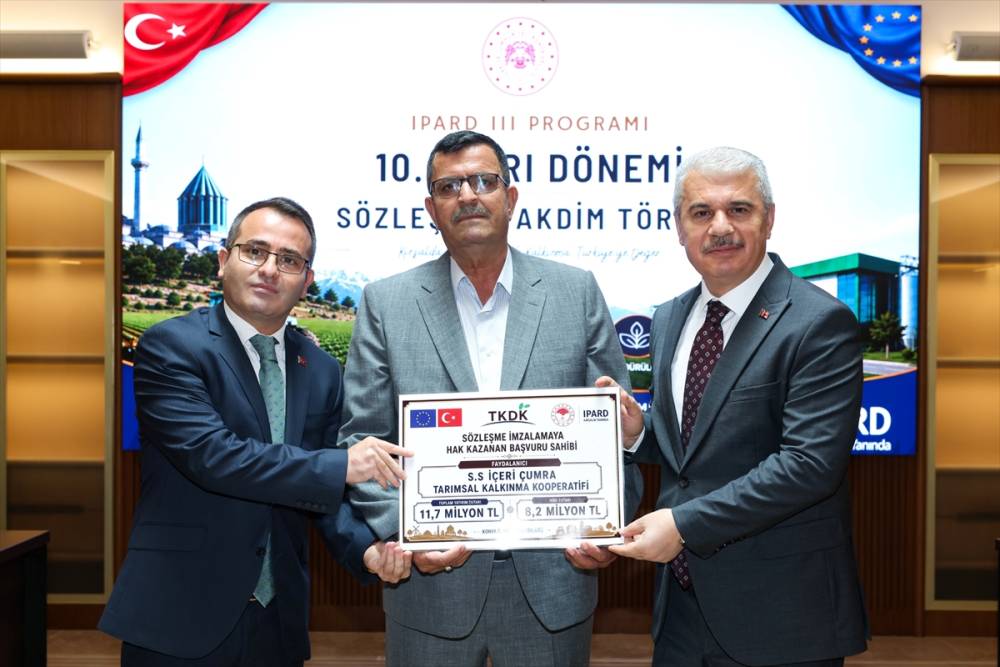 Konya'da 9 projeye destek! 200 ton depolanacak haber fotoğrafı