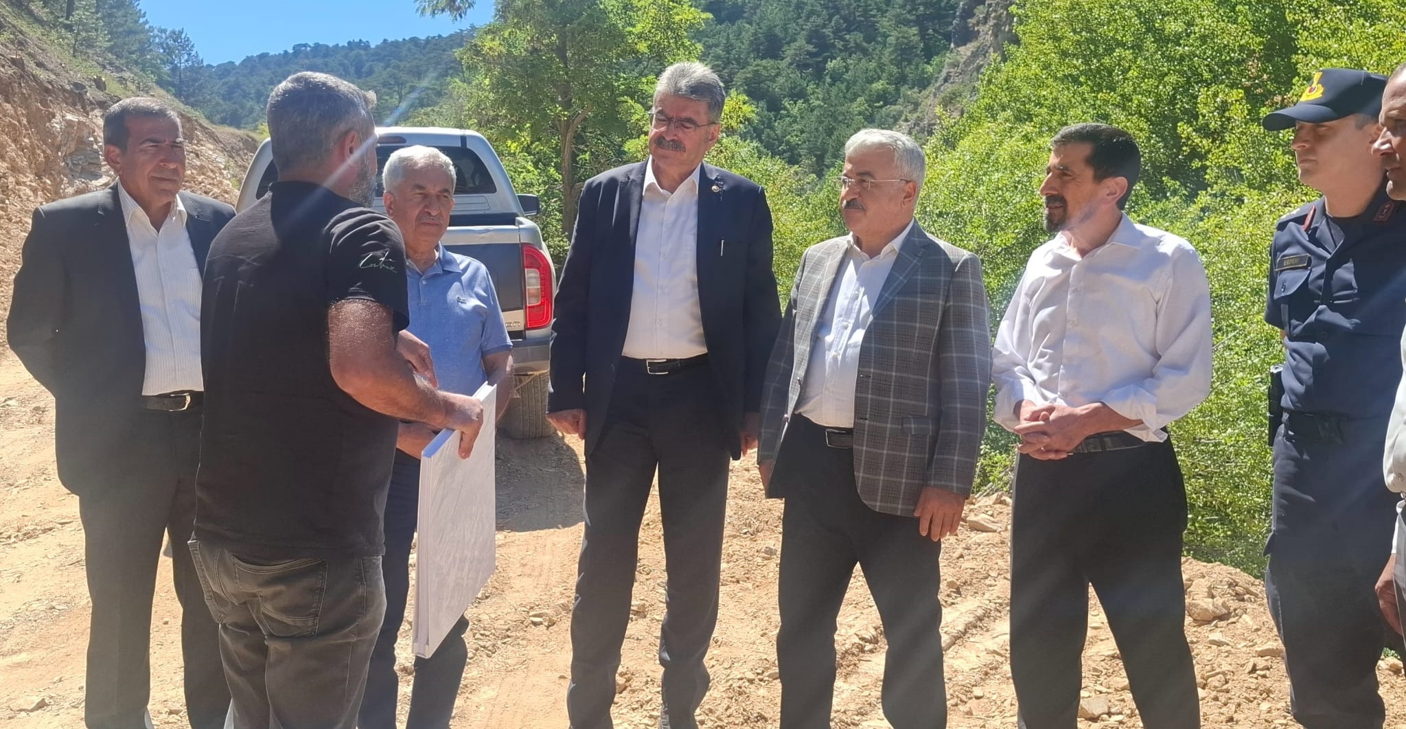 Akşehir Çakıllar gölet projesi için şükür duası yapıldı haber fotoğrafı