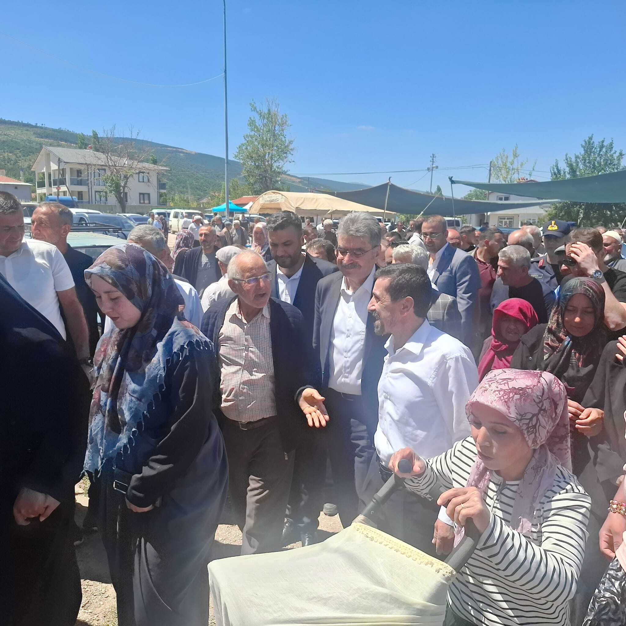 Akşehir Çakıllar gölet projesi için şükür duası yapıldı haber fotoğrafı