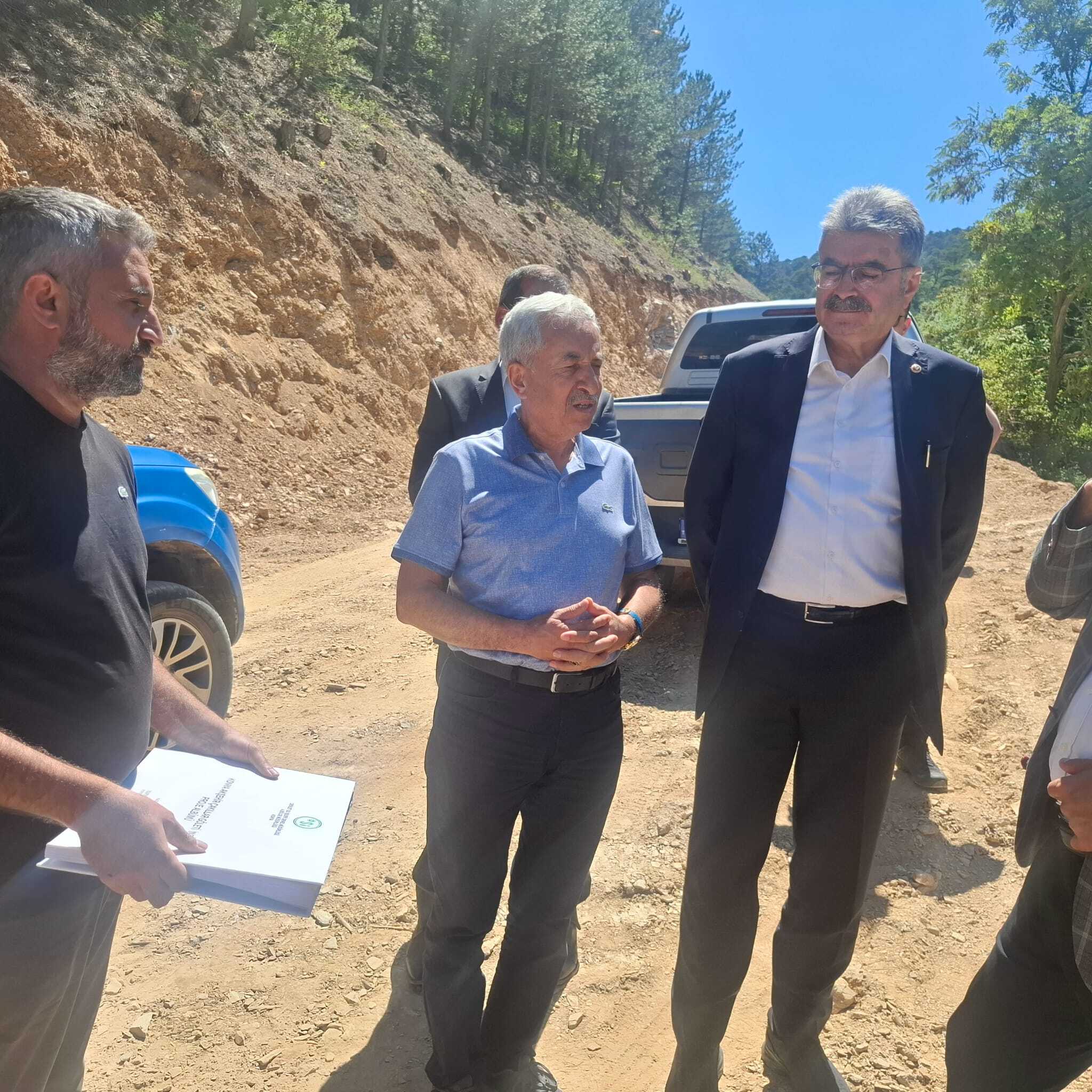 Akşehir Çakıllar gölet projesi için şükür duası yapıldı haber fotoğrafı