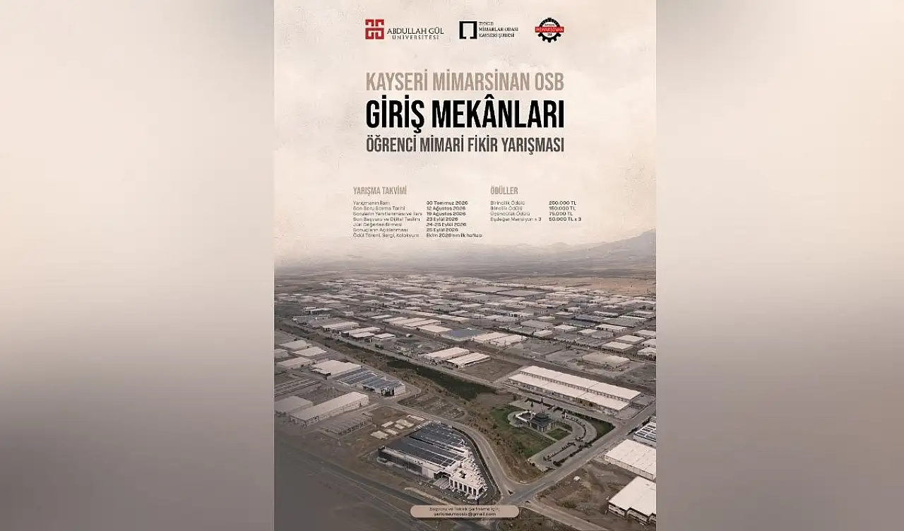 Kayseri'de bu yarışmayı kazanana müjde! 625 bin TL dağıtılacak haber fotoğrafı