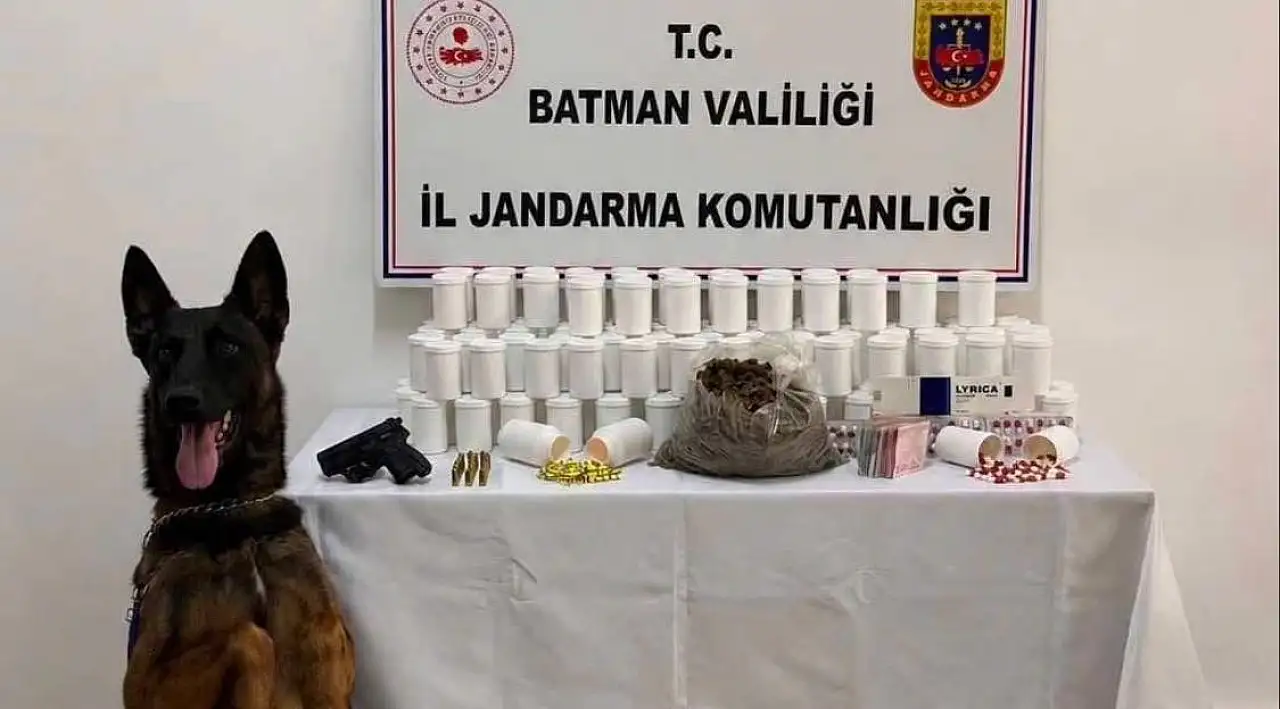 Batman'da jandarma ekipleri uyuşturucu operasyonunda 10 binden fazla hap ele geçirdi haber fotoğrafı