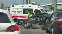 Konya'da ambulans ile otomobilin çarpıştığı kazada 5 kişi yaralandı