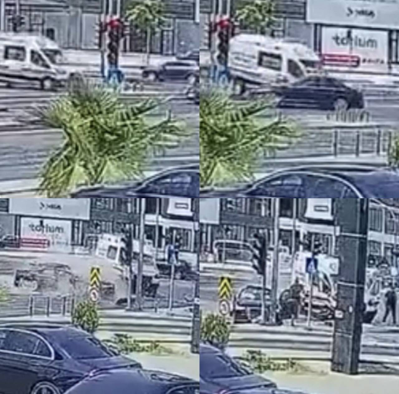 Konya'da ambulans ile otomobilin çarpıştığı kazada 5 kişi yaralandı haber fotoğrafı
