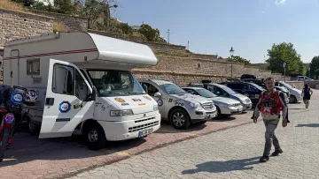 11 şehirlik ralli macerasında sporcular Konya Sille'den yola çıktı