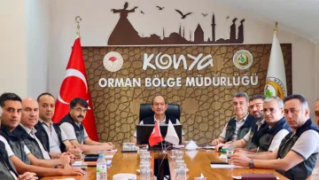 Konya'da 2026 yılı ormancılık çalışmaları ve yangın sezonu ele alındı