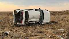 Siverek'te şarampole devrilen otomobildeki yolcu hayatını kaybetti