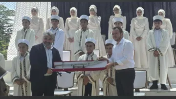 Konya'da hafızlık eğitimini tamamlayan 17 öğrenci için icazet töreni yapıldı