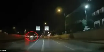 17 Yaşındaki Sürücü Trafikte Tehlikeli Şekilde Makas Attı