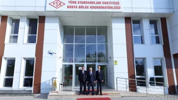 Vali Akın TSE Konya Bölge Koordinatörlüğünü Ziyaret Etti