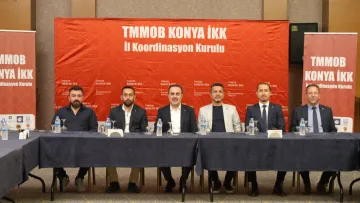 Başkan Öztürk TMMOB Konya İKK istişare toplantısına katıldı