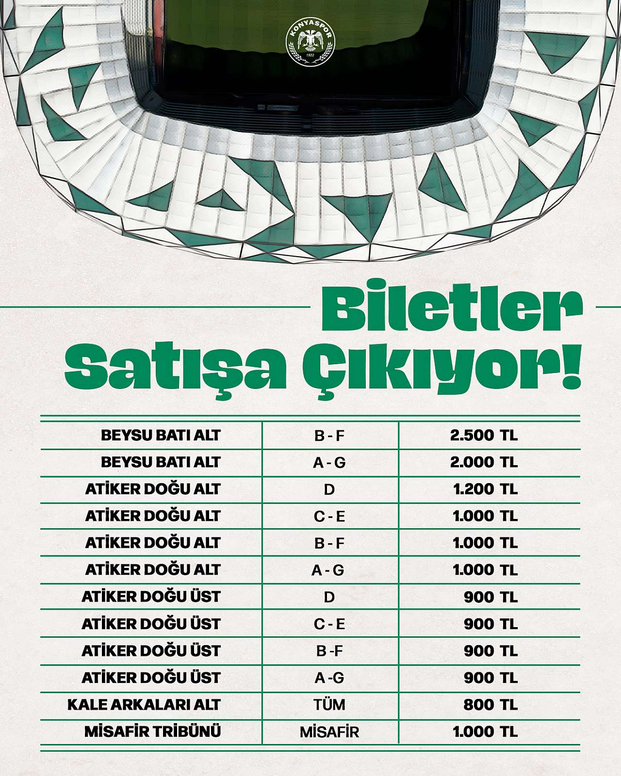 Konyaspor Kocaelispor Maçı Biletleri Satışa Sunuluyor haber fotoğrafı