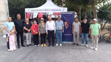 Anahtar Parti Konya'da siyasi saha çalışmalarına başladı