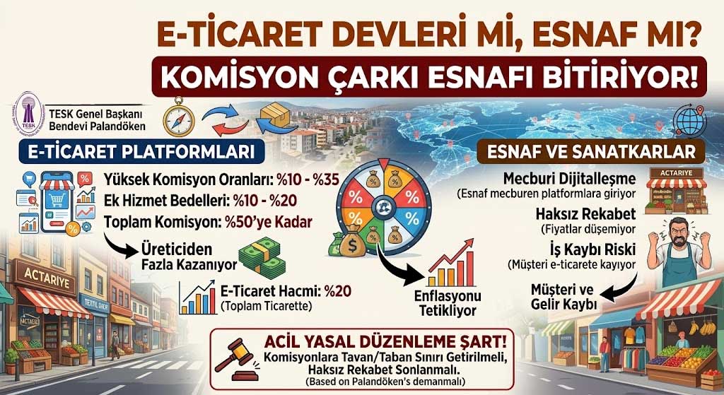 E-ticaret platformlarının yüksek komisyon oranları esnafı zor durumda bırakıyor haber fotoğrafı