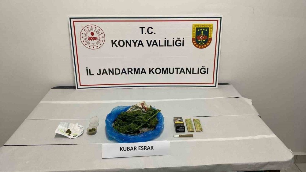 Konya Jandarmasının Bir Aylık Uyuşturucu Mücadelesi Bilançosu Açıklandı haber fotoğrafı